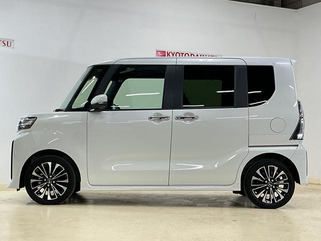 タントカスタムＲＳ　１オーナ　ターボ　ナビ　リアカメラ　両側電動ワンオーナー　ターボ　ナビ　バックカメラ　両側電動スライドドア　Ｂｌｕｅｔｏｏｔｈ　前後コーナーセンサー　前席シートヒーター　１５インチ純正アルミホイール　フルセグ　ＵＳＢ接続　オートブレーキホールド（京都府）の中古車