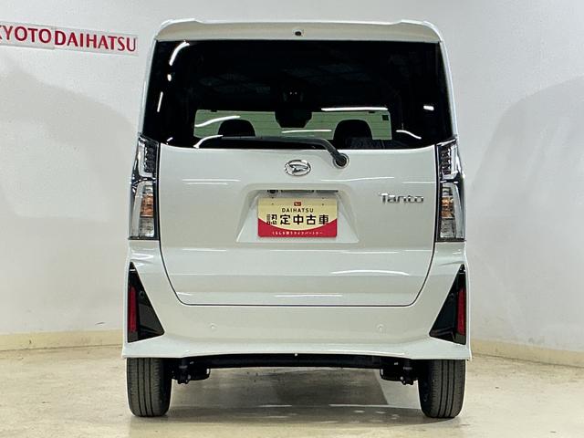 タントカスタムＲＳ　１オーナ　ターボ　ナビ　リアカメラ　両側電動ワンオーナー　ターボ　ナビ　バックカメラ　両側電動スライドドア　Ｂｌｕｅｔｏｏｔｈ　前後コーナーセンサー　前席シートヒーター　１５インチ純正アルミホイール　フルセグ　ＵＳＢ接続　オートブレーキホールド（京都府）の中古車