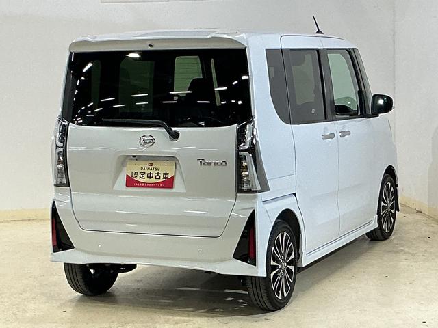 タントカスタムＲＳ　１オーナ　ターボ　ナビ　リアカメラ　両側電動ワンオーナー　ターボ　ナビ　バックカメラ　両側電動スライドドア　Ｂｌｕｅｔｏｏｔｈ　前後コーナーセンサー　前席シートヒーター　１５インチ純正アルミホイール　フルセグ　ＵＳＢ接続　オートブレーキホールド（京都府）の中古車