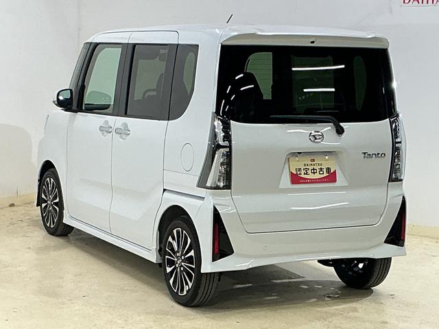タントカスタムＲＳ　１オーナ　ターボ　ナビ　リアカメラ　両側電動ワンオーナー　ターボ　ナビ　バックカメラ　両側電動スライドドア　Ｂｌｕｅｔｏｏｔｈ　前後コーナーセンサー　前席シートヒーター　１５インチ純正アルミホイール　フルセグ　ＵＳＢ接続　オートブレーキホールド（京都府）の中古車