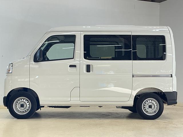 ハイゼットカーゴＤＸ　４ＷＤ　スマートアシスト　キーレスリモコン　ＣＶＴ４ＷＤ　スマートアシスト　キーレスリモコン　フロントパワーウインド　スチールホイール　両側リヤスライドドア　コーナーセンサー　マニュアルエアコン　カーペットマット　オートライト　アイドリングストップ（京都府）の中古車