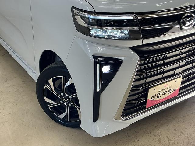 タントカスタムＸ　届出済未使用車　４ＷＤ　バックカメラ　スマアシ届出済未使用車　４ＷＤ　バックカメラ　前後コーナーセンサー　前席シートヒーター　電子パーキング　オートブレーキホールド　オートマチックハイビーム　１４インチ純正アルミホイール　ＵＳＢチャージャー（京都府）の中古車