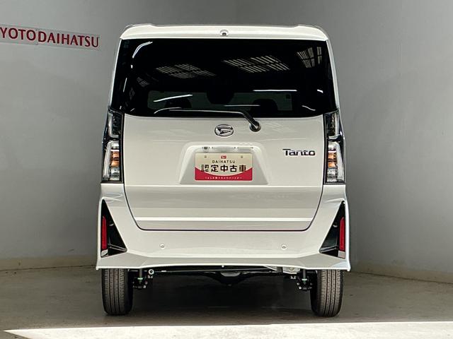 タントカスタムＸ　届出済未使用車　４ＷＤ　バックカメラ　スマアシ届出済未使用車　４ＷＤ　バックカメラ　前後コーナーセンサー　前席シートヒーター　電子パーキング　オートブレーキホールド　オートマチックハイビーム　１４インチ純正アルミホイール　ＵＳＢチャージャー（京都府）の中古車