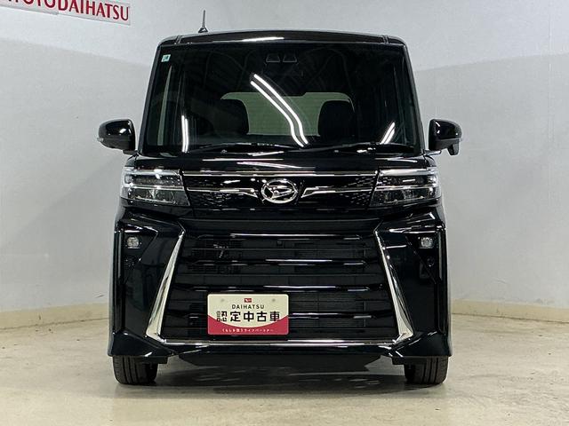 タントカスタムRS ターボ 届出済未使用車 全周囲カメラ ETC届出済未使用車 ターボ パノラマモニター ETC 両側電動スライド アダプティブクルーズコントロール 前後コーナーセンサー シートヒーター 電子パーキング オートブレーキホールド USBチャージャー(京都府)の中古車