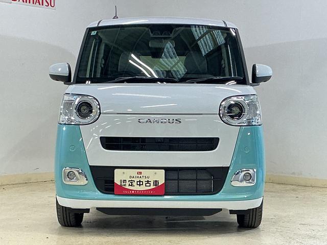 ムーヴキャンバスストライプスＧ　デモカー　パノラマモニター　両側電動スライドデモカー　パノラマモニター　両側電動スライドドア　前席シートヒーター　前後コーナーセンサー　ホッとカップホルダー　電子パーキング　オートブレーキホールド　ＵＳＢチャージャー　オートマチックハイビーム（京都府）の中古車