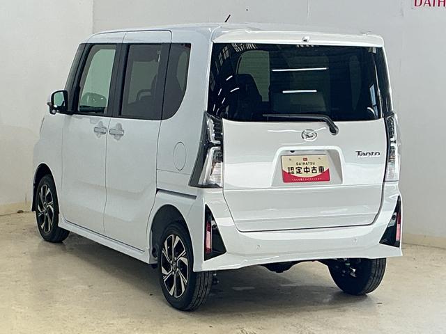 タントカスタムＸ　デモカー　バックカメラ　両側電動スライドドアバックカメラ　両側電動スライドドア　前後コーナーセンサー　前席シートヒーター　オートマチックハイビーム　電子パーキング　オートブレーキホールド　１４インチ純正アルミホイール　ＵＳＢ（京都府）の中古車