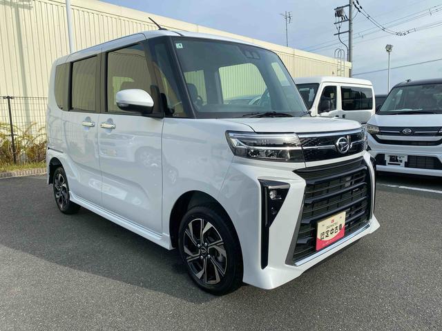 タントカスタムXダイハツ認定中古車 予防安全機能スマートアシスト搭載 アイドリングストップ LEDヘッドライト バックモニター 両側パワースライドドア オートマチックハイビームオートライト キーフリーキー(京都府)の中古車