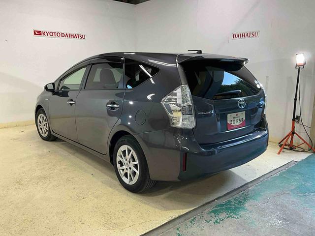 プリウスアルファS チューン ブラックナビ バックカメラ ETC キーフリー ハイブリッド オートエアコン オートライト プッシュボタンスタート デュアルエアバッグ ABS 安全ボディ バイザーマット付 電動格納ドアミラー(京都府)の中古車