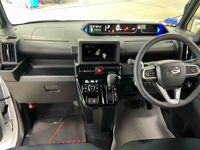 タントカスタムＲＳ　ターボ　４ＷＤ　クルーズコントロール　ＥＴＣカスタムＲＳ　ターボ　４ＷＤ　クルーズコントロール　ＥＴＣ　届出済未使用車　バックカメラ　前席シートヒーター　ＬＥＤヘッドランプ　スマートキー２個　スマアシ　衝突回避支援システム　純正アルミ（京都府）の中古車