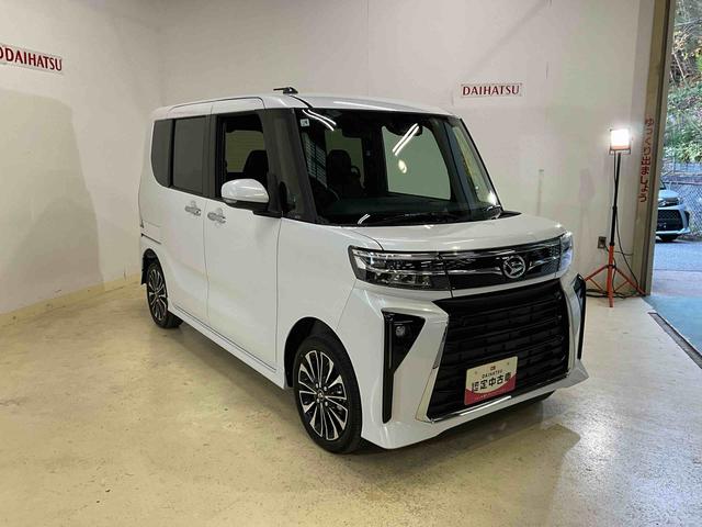 タントカスタムＲＳ　ターボ　４ＷＤ　クルーズコントロール　ＥＴＣカスタムＲＳ　ターボ　４ＷＤ　クルーズコントロール　ＥＴＣ　届出済未使用車　バックカメラ　前席シートヒーター　ＬＥＤヘッドランプ　スマートキー２個　スマアシ　衝突回避支援システム　純正アルミ（京都府）の中古車