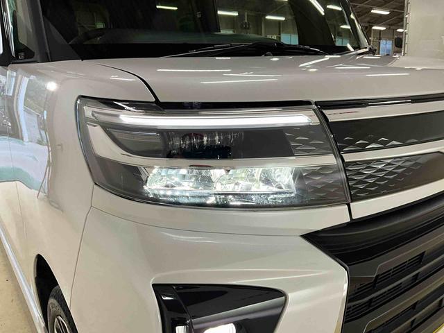 タントカスタムＲＳ　ターボ　４ＷＤ　クルーズコントロール　ＥＴＣカスタムＲＳ　ターボ　４ＷＤ　クルーズコントロール　ＥＴＣ　届出済未使用車　バックカメラ　前席シートヒーター　ＬＥＤヘッドランプ　スマートキー２個　スマアシ　衝突回避支援システム　純正アルミ（京都府）の中古車