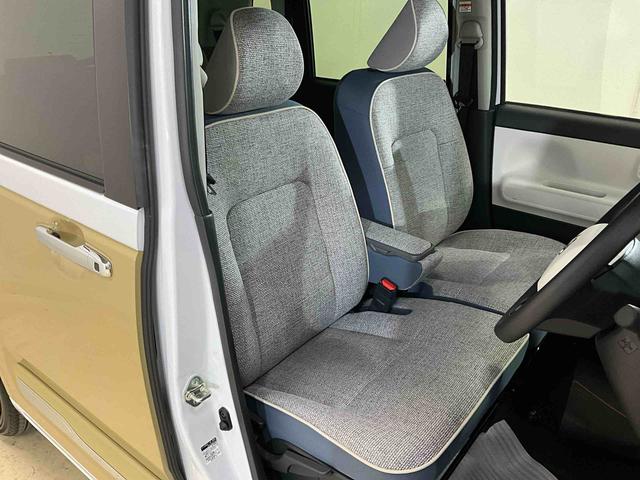 ムーヴキャンバスストライプスＧ　届出済未使用車　スマートアシスト届出済未使用車　スマートアシスト　バックカメラ　プッシュボタンエンジンスタート　両側リヤパワースライドドア　ＬＥＤヘッドライト　コーナーセンサー　シートヒーター　オートエアコン　オートライト　ＡＢＳ（京都府）の中古車