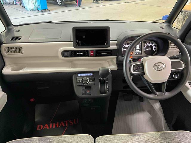 ムーヴキャンバスストライプスＧ　届出済未使用車　スマートアシスト届出済未使用車　スマートアシスト　バックカメラ　プッシュボタンエンジンスタート　両側リヤパワースライドドア　ＬＥＤヘッドライト　コーナーセンサー　シートヒーター　オートエアコン　オートライト　ＡＢＳ（京都府）の中古車