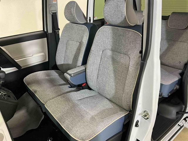 ムーヴキャンバスストライプスＧ　届出済未使用車　スマートアシスト届出済未使用車　スマートアシスト　バックカメラ　プッシュボタンエンジンスタート　両側リヤパワースライドドア　ＬＥＤヘッドライト　コーナーセンサー　シートヒーター　オートエアコン　オートライト　ＡＢＳ（京都府）の中古車