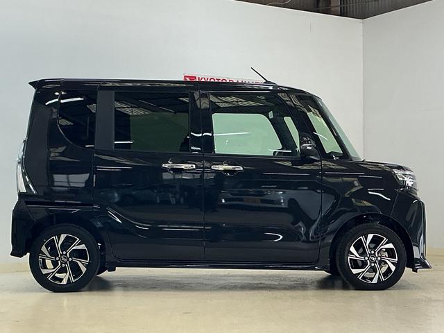 タントカスタムＸ　届出済み未使用車　バックカメラ　ＥＴＣ　クルコン届出済み未使用車　ＥＴＣ　バックカメラ　両側電動スライドドア　コーナーセンサー　前席シートヒーター　アダプティブクルーズコントロール　電子パーキング　オートブレーキホールド　オートマチックハイビーム（京都府）の中古車