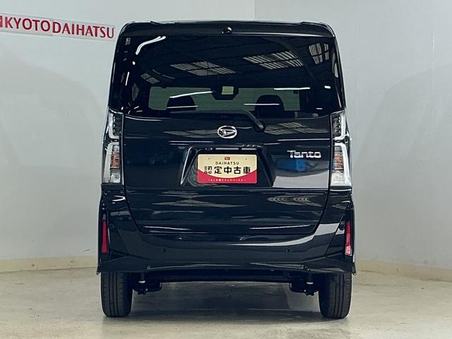 タントカスタムＸ　届出済み未使用車　バックカメラ　ＥＴＣ　クルコン届出済み未使用車　ＥＴＣ　バックカメラ　両側電動スライドドア　コーナーセンサー　前席シートヒーター　アダプティブクルーズコントロール　電子パーキング　オートブレーキホールド　オートマチックハイビーム（京都府）の中古車