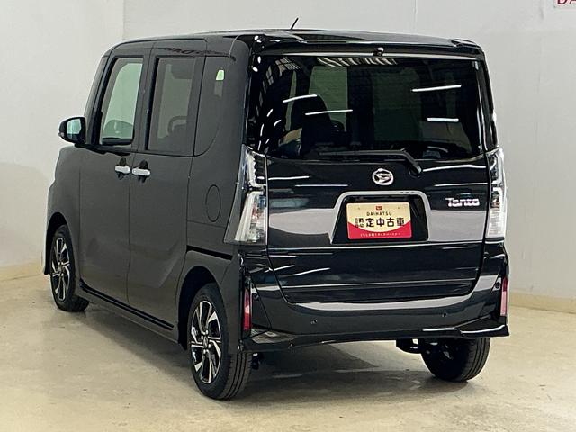 タントカスタムＸ　届出済み未使用車　バックカメラ　ＥＴＣ　クルコン届出済み未使用車　ＥＴＣ　バックカメラ　両側電動スライドドア　コーナーセンサー　前席シートヒーター　アダプティブクルーズコントロール　電子パーキング　オートブレーキホールド　オートマチックハイビーム（京都府）の中古車