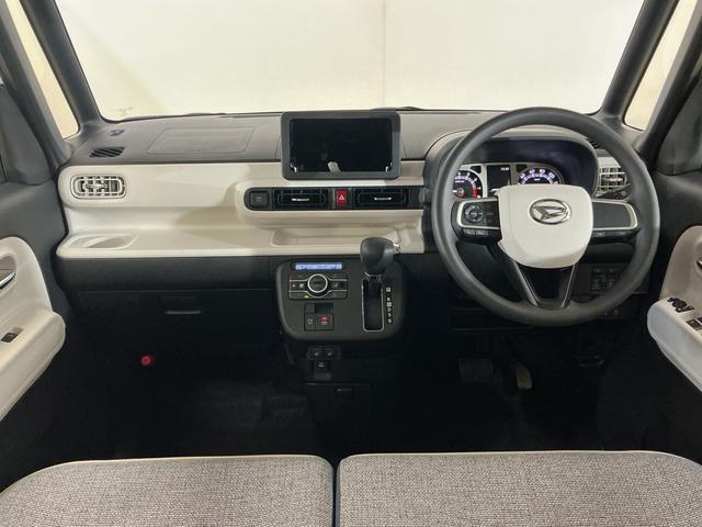 ムーヴキャンバスストライプスG 届出済未使用車 両側リヤパワースライドドア届出済未使用車 スマートアシスト バックカメラ 両側リヤパワースライドドア プッシュボタンエンジンスタート LEDヘッドライト コーナーセンサ オートエアコン オートライト シートヒーター ABS(京都府)の中古車