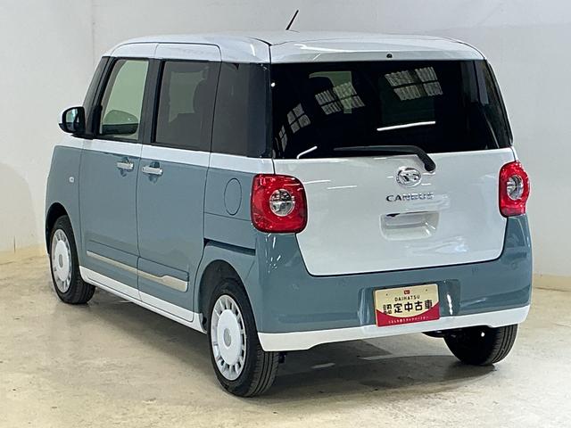 ムーヴキャンバスストライプスG 届出済未使用車 両側リヤパワースライドドア届出済未使用車 スマートアシスト バックカメラ 両側リヤパワースライドドア プッシュボタンエンジンスタート LEDヘッドライト コーナーセンサ オートエアコン オートライト シートヒーター ABS(京都府)の中古車