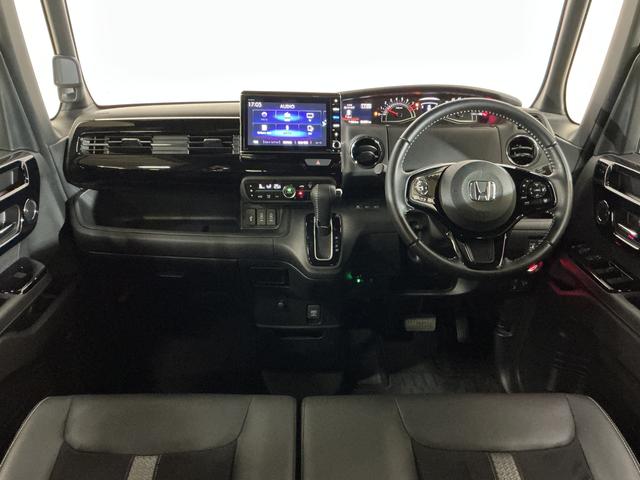 N−BOXカスタムLターボ ワンオーナー ナビ バックカメラ 前後ドラレコワンオーナー ナビ バックカメラ 前後ドラレコ 両側電動スライドドア パドルシフト アダプティブクルーズコントロール コーナーセンサー 前席シートヒーター USB接続 Bluetooth スマートキー(京都府)の中古車