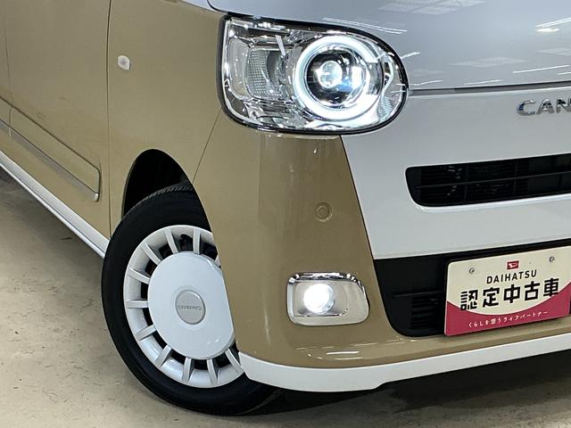 ムーヴキャンバスストライプスＧターボ　ディスプレイオーディオ　バックカメラワンオーナー　９インチディスプレイオーディオ　バックカメラ　ターボ　スマートアシスト　両側リヤパワースライドドア　プッシュボタンエンジンスタート　ＬＥＤヘッドライト　アダプティブクルーズコントロール（京都府）の中古車