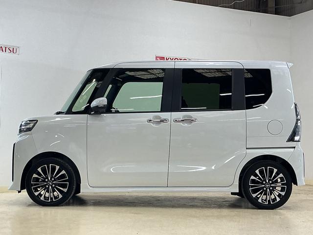 タントカスタムＲＳ　１オーナ　ターボ　リアカメラ　両側電動スライドワンオーナー　ターボ　バックカメラ　両側電動スライドドア　前席シートヒーター　前後コーナーセンサー　１５インチ純正アルミホイール　オートマチックハイビーム　オートブレーキホールド付き電子パーキング（京都府）の中古車