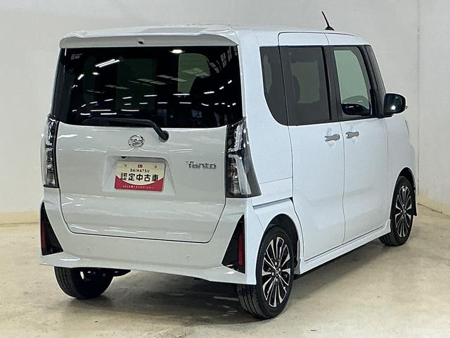 タントカスタムＲＳ　１オーナ　ターボ　リアカメラ　両側電動スライドワンオーナー　ターボ　バックカメラ　両側電動スライドドア　前席シートヒーター　前後コーナーセンサー　１５インチ純正アルミホイール　オートマチックハイビーム　オートブレーキホールド付き電子パーキング（京都府）の中古車