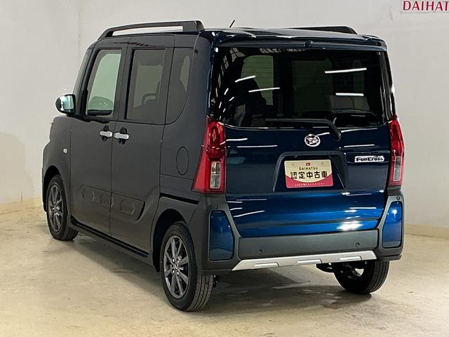 タントファンクロス　デモカー　バックカメラ　両側電動スライドドアデモカー　バックカメラ　両側電動スライドドア　前後コーナーセンサー　前席シートヒーター　ルーフレール　１４インチ純正アルミホイール　オートマチックハイビーム　電子パーキング　ＵＳＢチャージャー　ＬＥＤ（京都府）の中古車