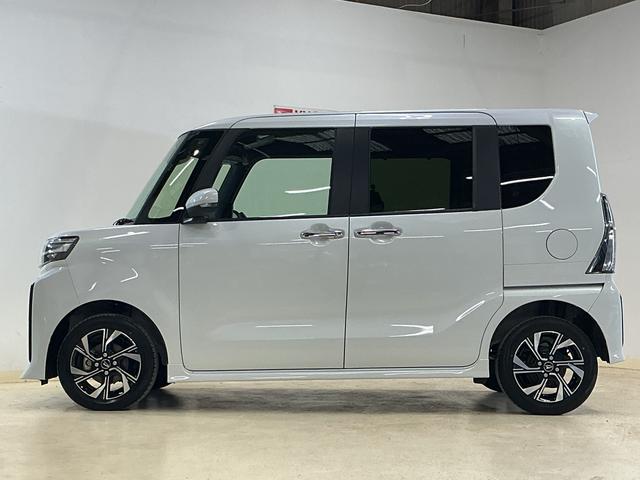 タントカスタムＸ　ワンオーナー　バックカメラ　両側電動スライドドアワンオーナー　バックカメラ　両側電動スライドドア　前後コーナーセンサー　前席シートヒーター　１４インチ純正アルミホイール　オートマチックハイビーム　オートブレーキホールド　電子パーキング　スペアキー（京都府）の中古車