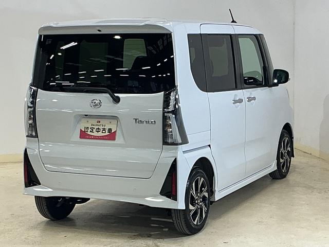 タントカスタムＸ　ワンオーナー　バックカメラ　両側電動スライドドアワンオーナー　バックカメラ　両側電動スライドドア　前後コーナーセンサー　前席シートヒーター　１４インチ純正アルミホイール　オートマチックハイビーム　オートブレーキホールド　電子パーキング　スペアキー（京都府）の中古車