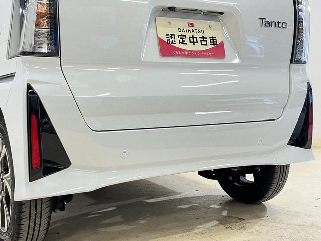 タントカスタムＸ　ワンオーナー　バックカメラ　両側電動スライドドアワンオーナー　バックカメラ　両側電動スライドドア　前後コーナーセンサー　前席シートヒーター　１４インチ純正アルミホイール　オートマチックハイビーム　オートブレーキホールド　電子パーキング　スペアキー（京都府）の中古車