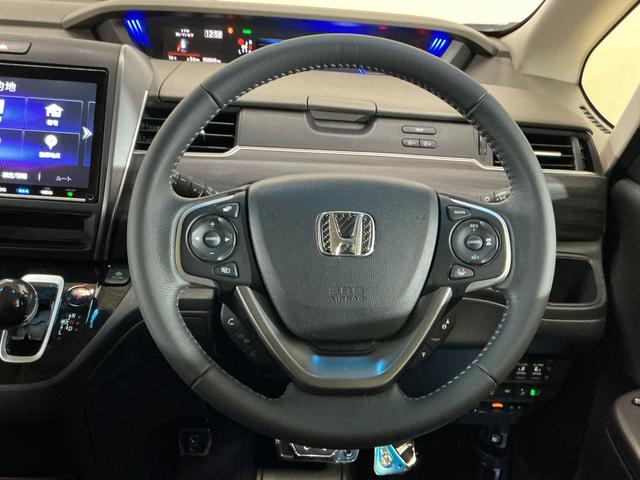 フリード+ハイブリッドハイブリッドG・ホンダセンシング ナビ バックカメラ ETCカーナビゲーション バックカメラ ETC 無限エアロ 後席両側電動スライドドア コーナーセンサー クルーズコントロール 前席シートヒーター ホンダセンシング オートエアコン キーフリー(京都府)の中古車