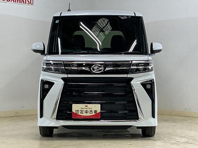 タントカスタムＸ　届出済み未使用車　バックカメラ　両側電動スライド届出済み未使用車　バックカメラ　両側電動スライドドア　シートヒーター　前後コーナーセンサー　電子パーキング　オートブレーキホールド　オートマチックハイビーム　１４インチ純正アルミ　プッシュスタート（京都府）の中古車