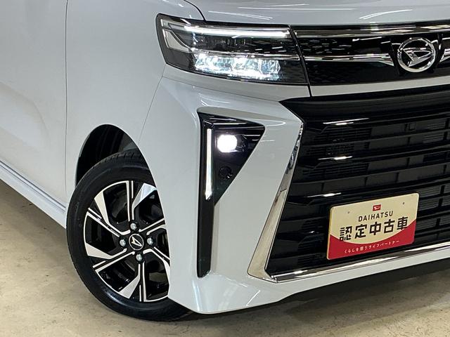 タントカスタムＸ　届出済み未使用車　バックカメラ　両側電動スライド届出済み未使用車　バックカメラ　両側電動スライドドア　シートヒーター　前後コーナーセンサー　電子パーキング　オートブレーキホールド　オートマチックハイビーム　１４インチ純正アルミ　プッシュスタート（京都府）の中古車