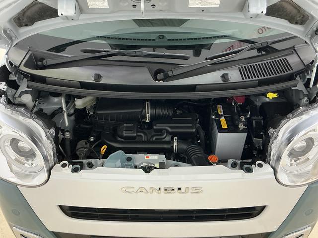 ムーヴキャンバスストライプスＧ　届出済み未使用車　両側電動スライドドア届出済み未使用車　バックカメラ　両側電動スライドドア　前席シートヒーター　前後コーナーセンサー　電子パーキング　オートブレーキホールド　オートマチックハイビーム　ホッとカップホルダー　ＵＳＢ（京都府）の中古車