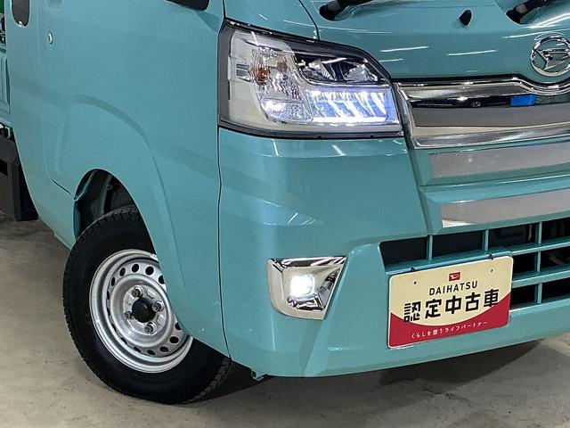 ハイゼットトラックジャンボＳＡIIIｔ　４ＷＤ　ＣＤオーディオ　４速オートマ車４ＷＤ　ＣＤオーディオ　４速オートマ車　リアコーナーセンサー　荷台作業灯　３方開　ＬＥＤヘッドライト　オートライト　ドアバイザー　フォグライト　キーレスエントリー　スペアキー有り　マニュアルエアコン（京都府）の中古車