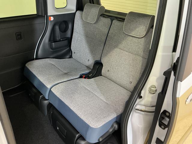 ムーヴキャンバスストライプスＧ　届出済み未使用車　バックカメラ　電動スライド届出済み未使用車　バックカメラ　両側電動スライドドア　前後コーナーセンサー　前席シートヒーター　電子パーキング　オートブレーキホールド　オートマチックハイビーム　ホッとカップホルダー　プッシュスタート（京都府）の中古車