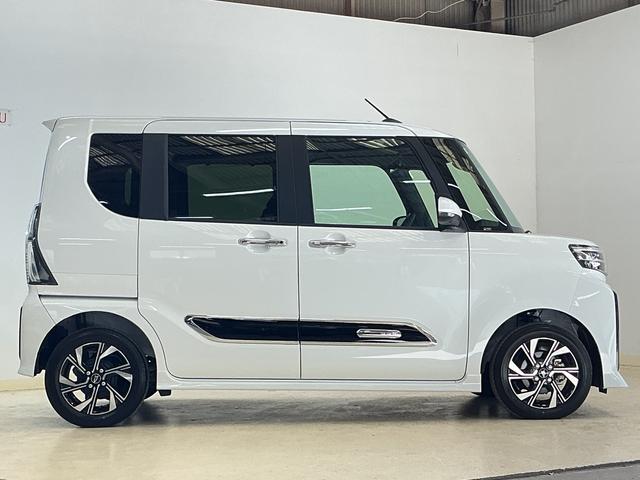 タントカスタムX 届出済み未使用車 パノラマモニター 電動スライド届出済み未使用車 パノラマモニター 両側電動スライドドア 前席シートヒーター 前後コーナーセンサー 電子パーキング オートブレーキホールド オートマチックハイビーム 14インチ純正アルミホイール(京都府)の中古車
