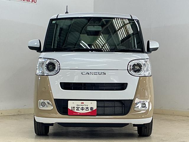 ムーヴキャンバスストライプスＧ　届出済み未使用車　４ＷＤ　バックカメラ届出済み未使用車　４ＷＤ　バックカメラ　両側電動スライドドア　前席シートヒーター　前後コーナーセンサー　ホッとカップホルダー　電子パーキング　オートブレーキホールド　オートマチックハイビーム　ＵＳＢ（京都府）の中古車