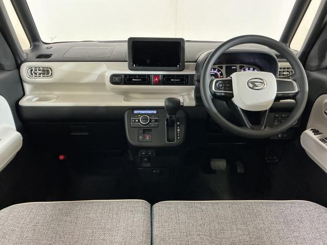 ムーヴキャンバスストライプスＧ　届出済未使用車　スマートアシスト届出済未使用車　スマートアシスト　バックカメラ　両側リヤパワースライドドア　プッシュボタンエンジンスタート　ＬＥＤヘッドライト　コーナーセンサー　オートエアコン　オートライト　シートヒーター　ＡＢＳ（京都府）の中古車