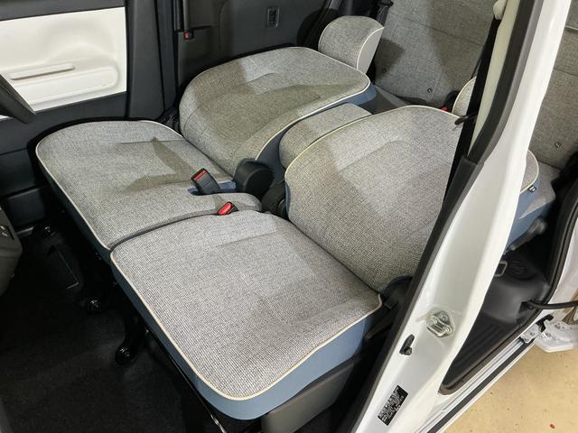 ムーヴキャンバスストライプスＧ　届出済未使用車　スマートアシスト届出済未使用車　スマートアシスト　バックカメラ　両側リヤパワースライドドア　プッシュボタンエンジンスタート　ＬＥＤヘッドライト　コーナーセンサー　オートエアコン　オートライト　シートヒーター　ＡＢＳ（京都府）の中古車