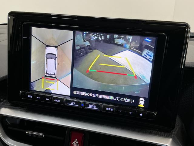 ロッキープレミアムＧ　ＨＥＶ　ナビ　全方位カメラ　ＥＴＣ　ドラレコナビ　パノラマモニター　ＥＴＣ　ドライブレコーダー　前後コーナーセンサー　前席シートヒーター　アダプティブクルーズコントロール　電子パーキング　オートブレーキホールド　オートマチックハイビーム　ＵＳＢ（京都府）の中古車