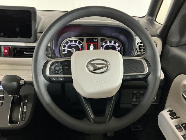 ムーヴキャンバスストライプスＧ　届出済未使用車　４ＷＤ　バックカメラ届出済未使用車　４ＷＤ　スマートアシスト　バックカメラ　ＬＥＤヘッドライト　プッシュボタンエンジンスタート　両側リヤパワースライドドア　コーナーセンサー　オートエアコン　オートライト　シートヒーター（京都府）の中古車