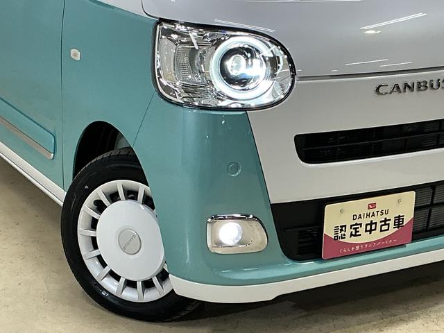 ムーヴキャンバスストライプスＧ　届出済み未使用車　全周囲カメラ　電動スライド届出済み未使用　全周囲カメラ　両側電動スライドドア　前後コーナーセンサー　前席シートヒーター　電子パーキング　オートブレーキホールド　オートマチックハイビーム　プッシュスタート　ホッとカップホルダー（京都府）の中古車