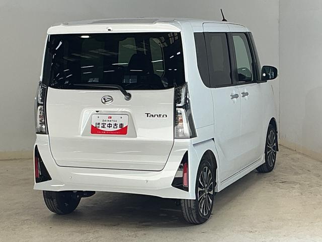 タントカスタムＲＳ　ワンオーナー　ターボ　バックカメラ　ＵＳＢワンオーナー　ターボ　バックカメラ　両側電動スライドドア　前後コーナーセンサー　前席シートヒーター　電子パーキング　オートブレーキホールド　オートマチックハイビーム　スマートキー　キーレス　ＵＳＢ（京都府）の中古車