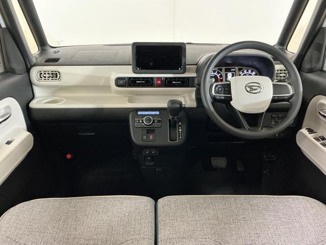 ムーヴキャンバスストライプスＧ　届出済み未使用車　バックカメラ　電動スライド届出済み未使用車　バックカメラ　両側電動スライドドア　前後コーナーセンサー　前席シートヒーター　電子パーキング　オートブレーキホールド　オートマチックハイビーム　ホッとカップホルダー　スマートキー（京都府）の中古車