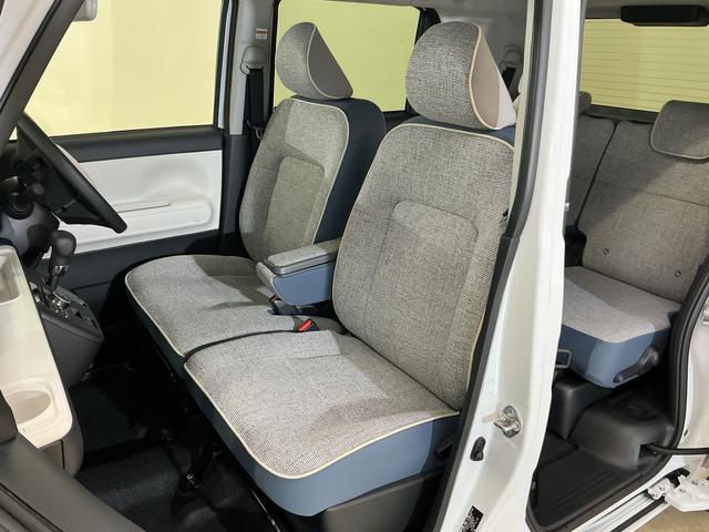 ムーヴキャンバスストライプスＧ　届出済み未使用車　バックカメラ　電動スライド届出済み未使用車　バックカメラ　両側電動スライドドア　前後コーナーセンサー　前席シートヒーター　電子パーキング　オートブレーキホールド　オートマチックハイビーム　ホッとカップホルダー　スマートキー（京都府）の中古車