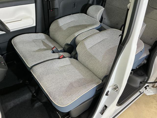 ムーヴキャンバスストライプスＧ　届出済み未使用車　バックカメラ　電動スライド届出済み未使用車　バックカメラ　両側電動スライドドア　前後コーナーセンサー　前席シートヒーター　電子パーキング　オートブレーキホールド　オートマチックハイビーム　ホッとカップホルダー　スマートキー（京都府）の中古車