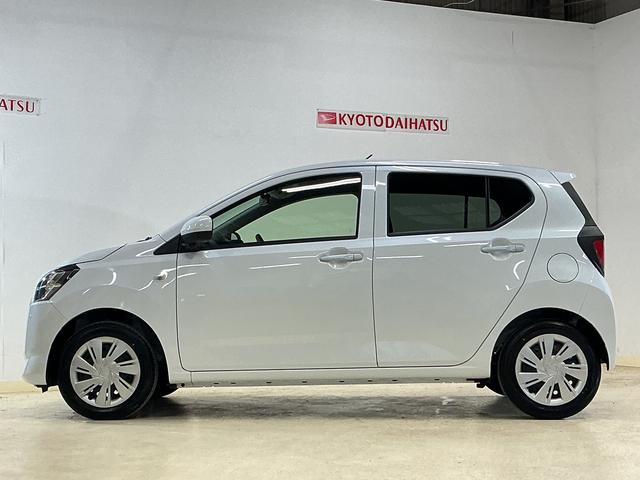 ミライースＸ　ＳＡIII　コーナーセンサー　オートマチックハイビーム前後コーナーセンサー　オートマチックハイビーム　ＬＥＤヘッドライト　横滑り防止装置　盗難防止装置　オートライト　アイドリングストップ　キーレスエントリー　スペアキー有り　マニュアルエアコン　ＵＳＢ（京都府）の中古車
