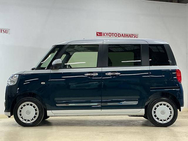 ムーヴキャンバスストライプスＧ　ワンオーナー　４ＷＤ　バックカメラ　ＵＳＢワンオーナー　４ＷＤ　バックカメラ　両側電動スライドドア　前後コーナーセンサー　前席シートヒーター　電子パーキング　オートブレーキホールド　オートマチックハイビーム　ホットカップホルダー　ＵＳＢ（京都府）の中古車